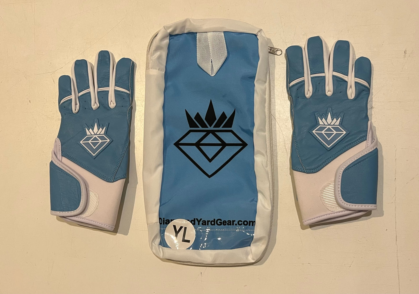 DiamondYard Long Cuff Batting Gloves