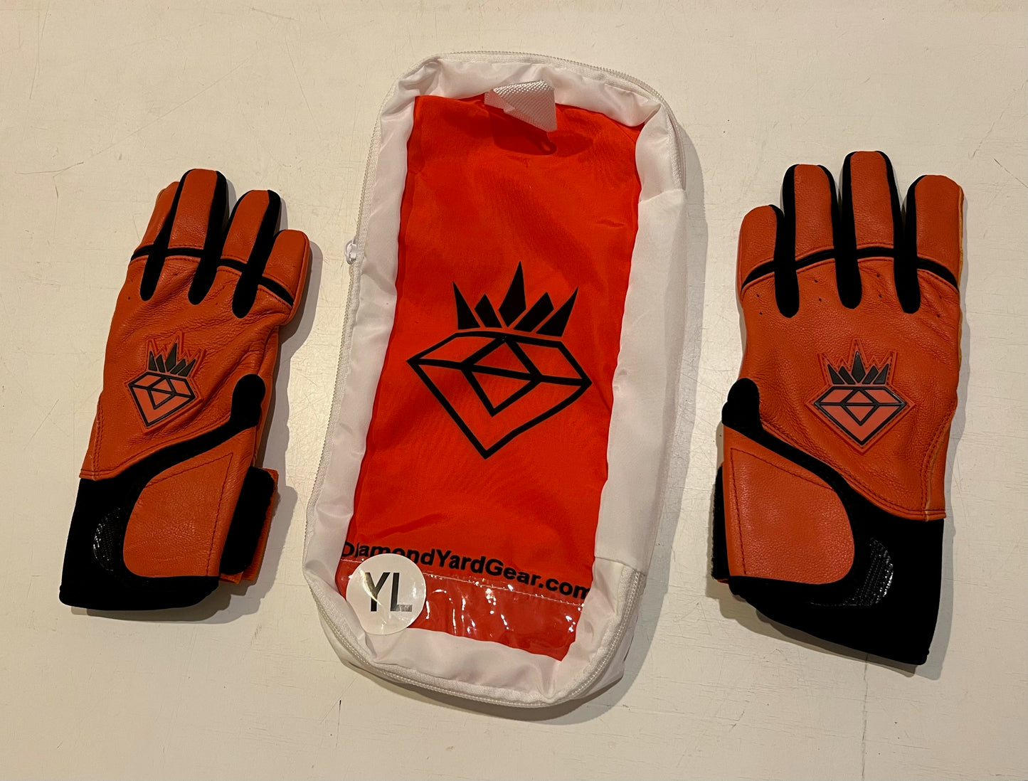 DiamondYard Long Cuff Batting Gloves