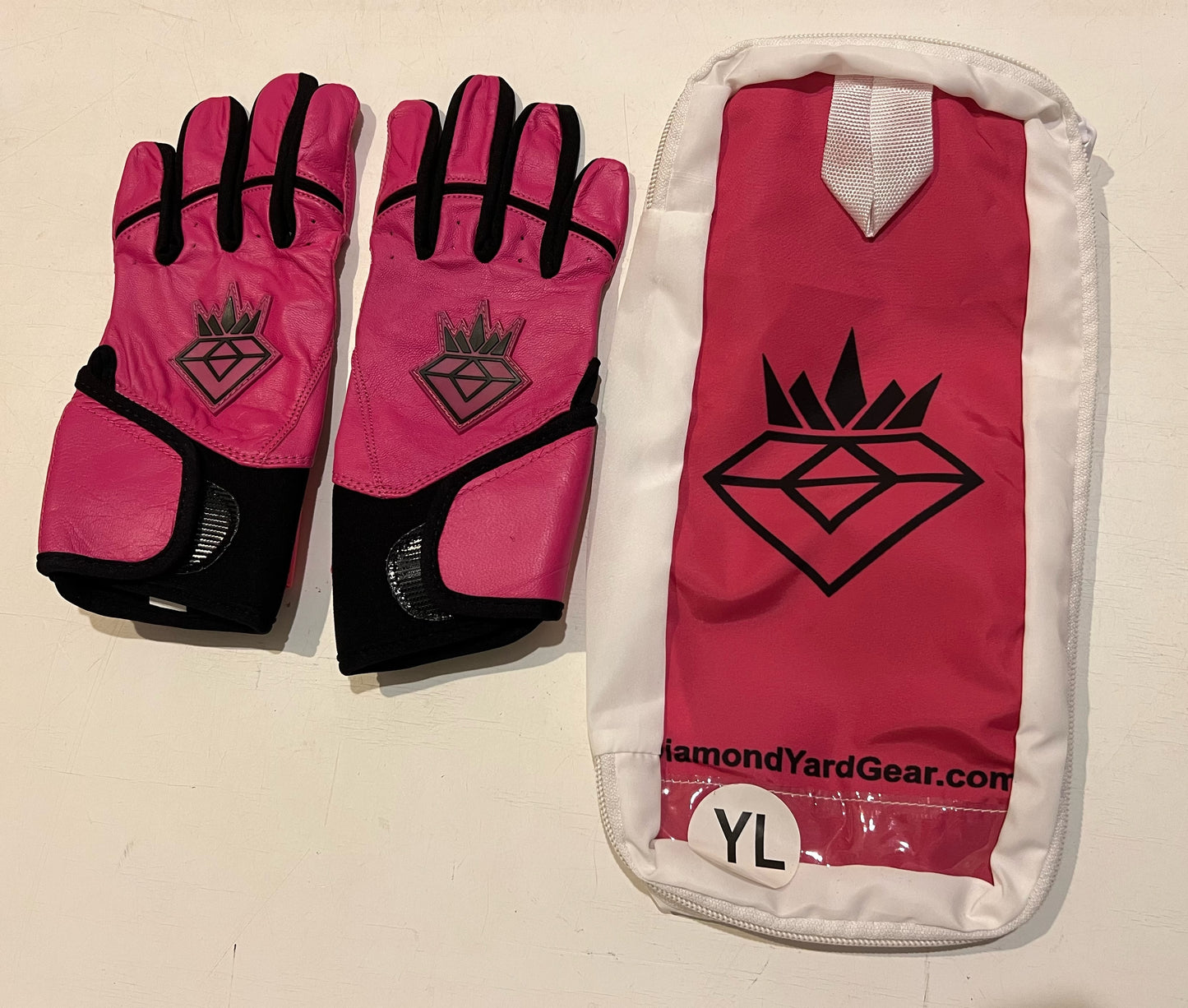 DiamondYard Long Cuff Batting Gloves